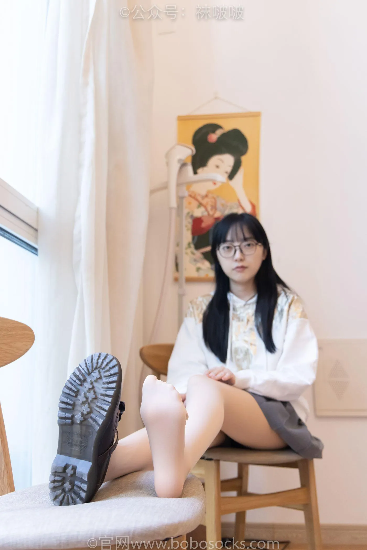 [BoBoSocks袜啵啵]NO.047 稚予-皮鞋、厚肉丝 [131P]插图